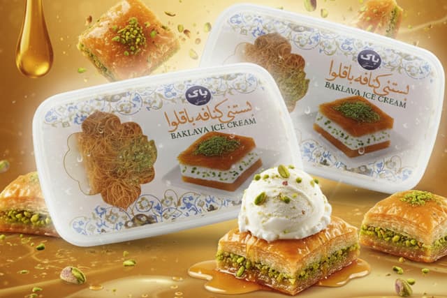 بستنی «کنافه باقلوا» پاک به بازار آمد / توجه ویژه به اصالت‌ها