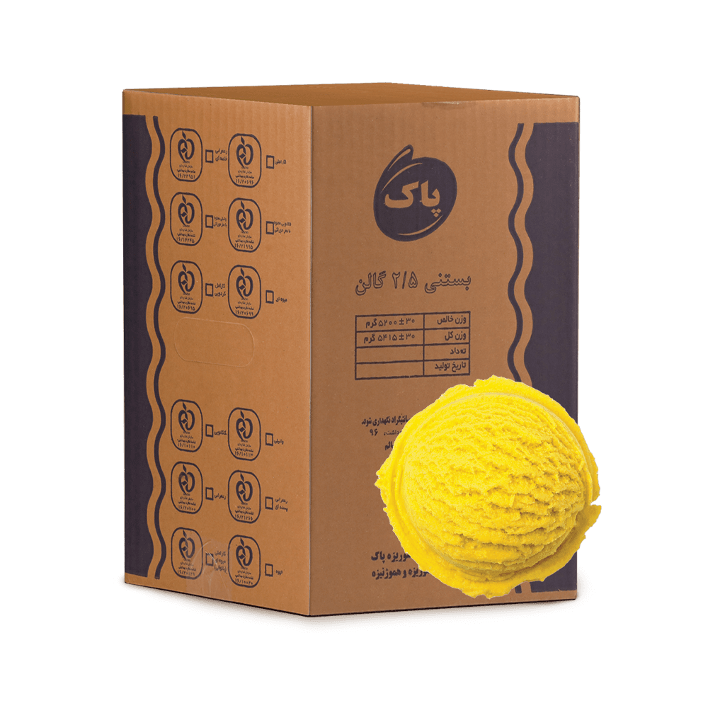 بستنی   2/5 گالن انبه  5200 گرم