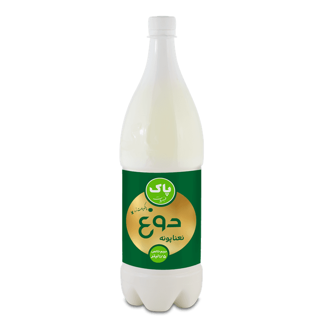 دوغ   بدون گاز، نعنا و پونه پت 1/5 کیلو ، پاک آرا