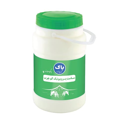 ماست   کم چرب پروبیوتیک دبه 2000گرم ، پاک