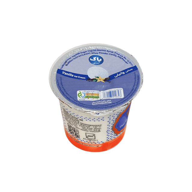 بستنی وانیلی لیوانی 60گرم