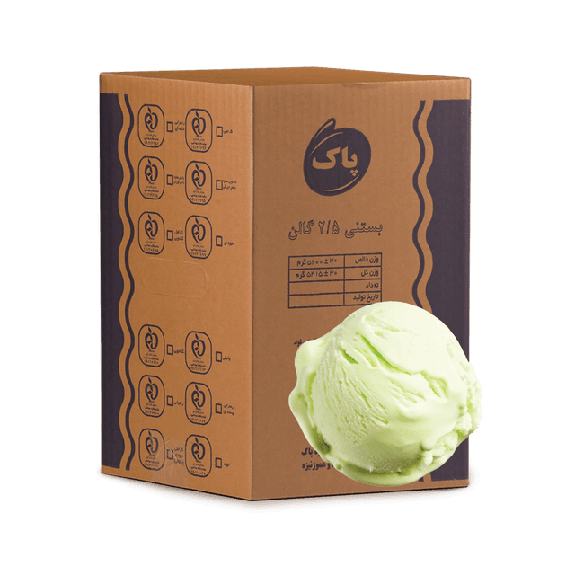 بستنی 2/5 گالن طالبی 5200 گرم