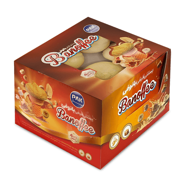 بستنی قیفی جعبه ای بانوفی 85 گرم
