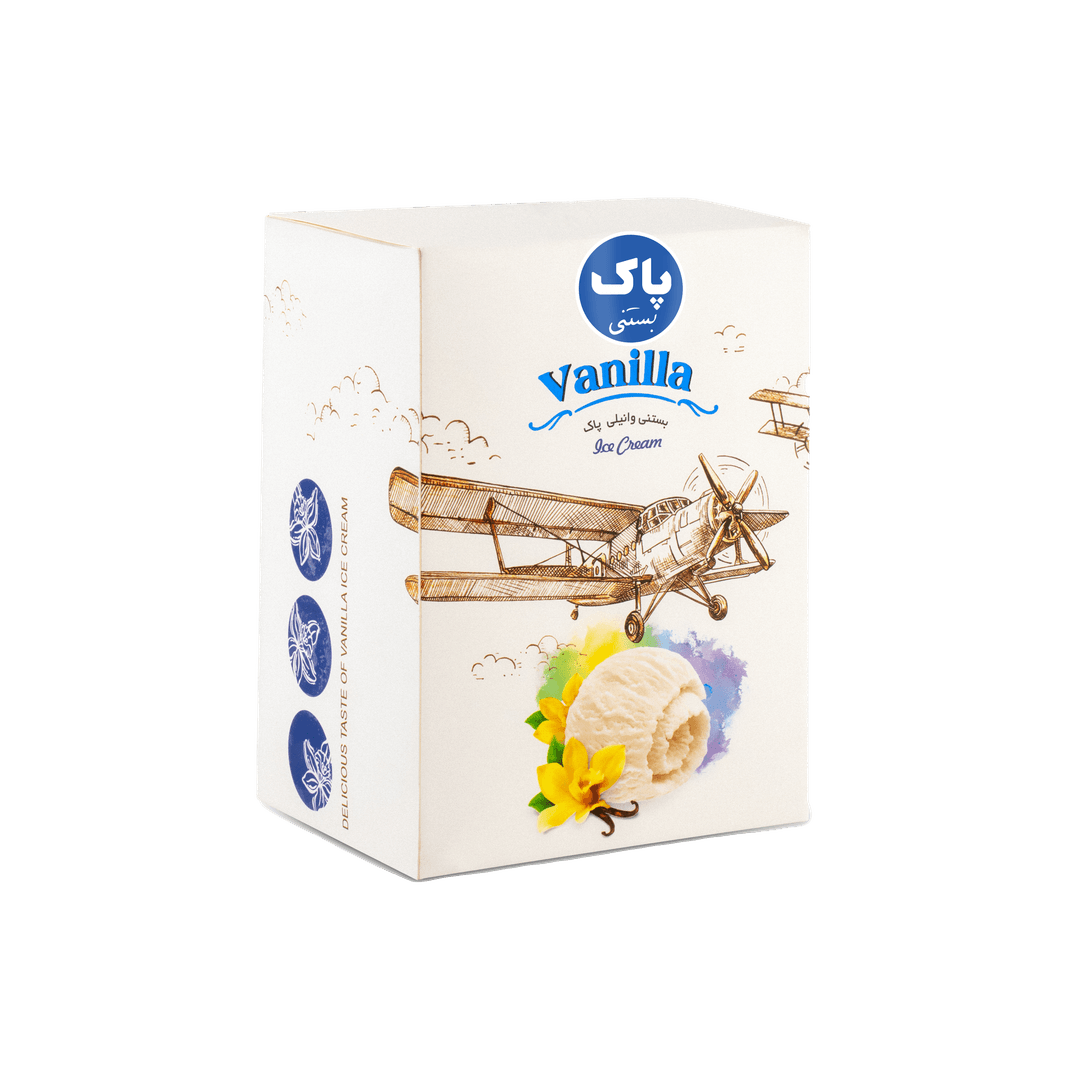 بستنی دو لیتری وانیلی 1000گرم