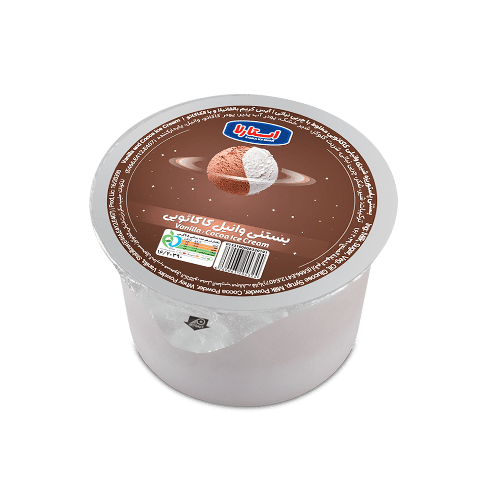 بستنی لیتری استارلا شکلاتی 420گرم