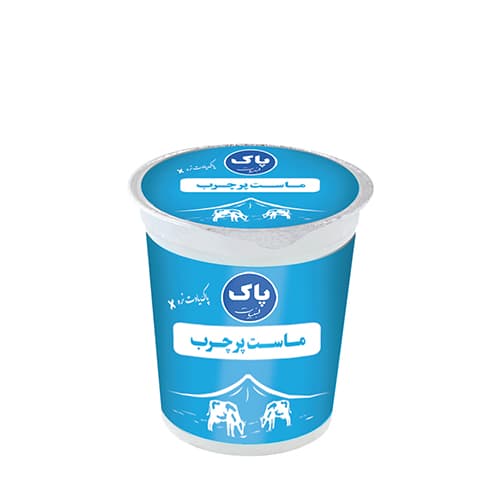 ماست پرچرب لیوانی 450گرم ، پاک