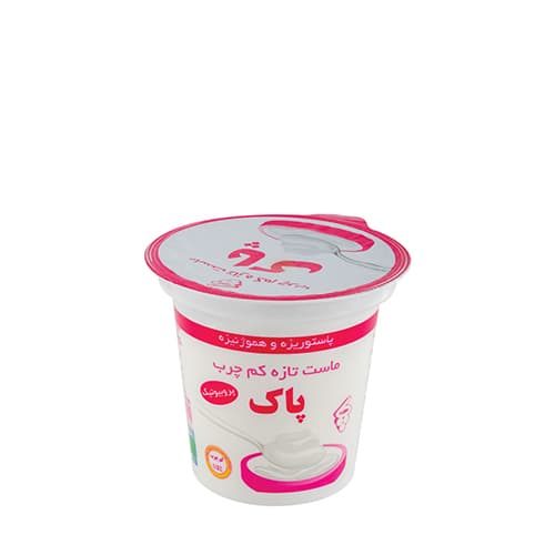 ماست کم چرب پروبیوتیک 600گرم ، پاک آرا